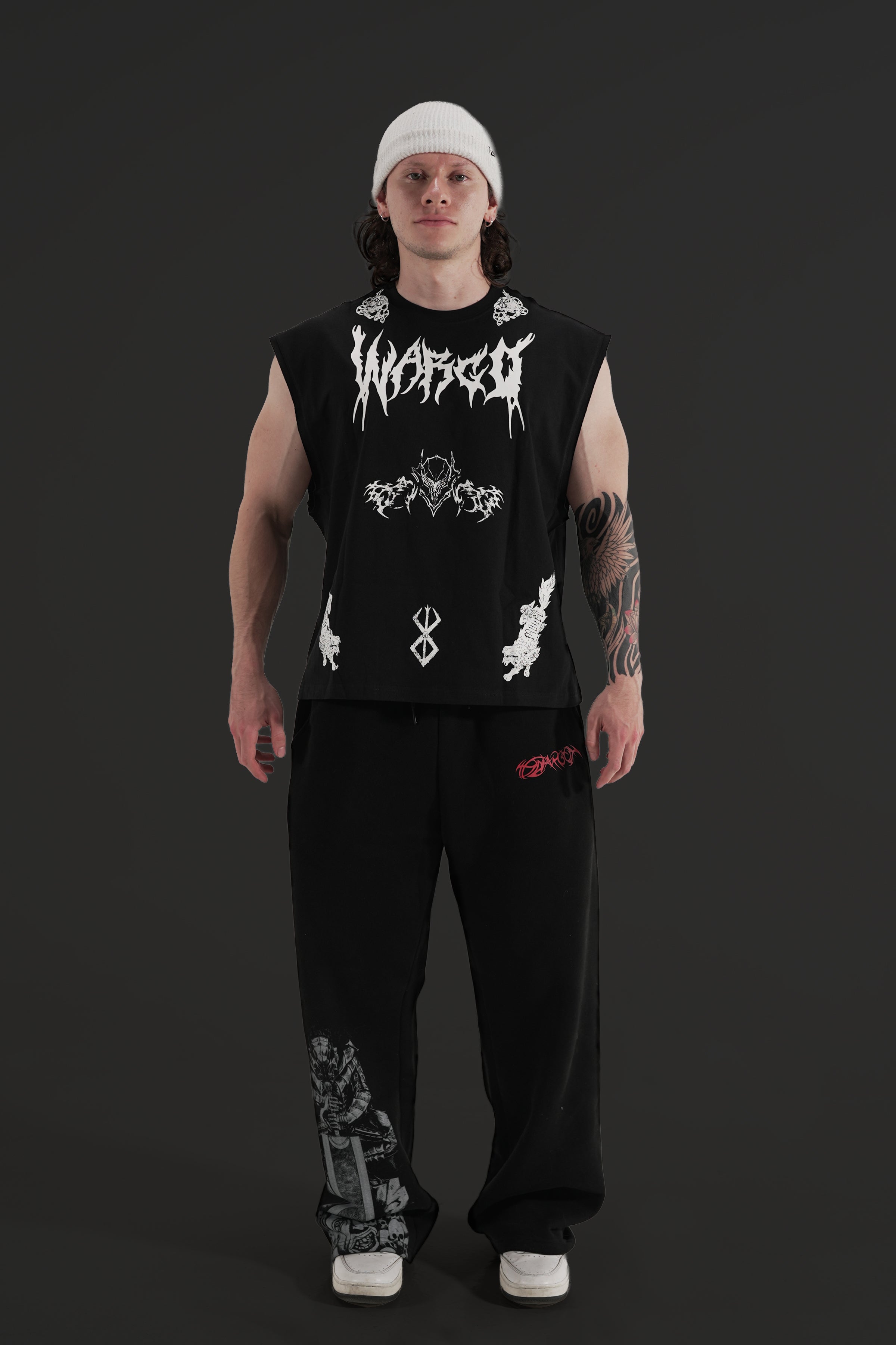 BOXI TANK BLACK WHITE - BERSERK EDITION