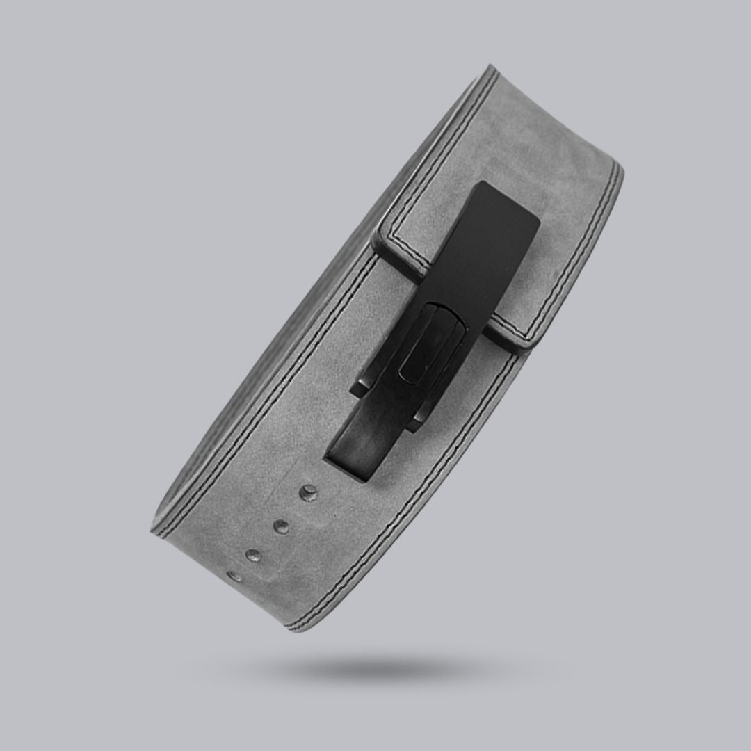 CINTURÓN PARA GYM LEVER BELT 10MM - GRIS