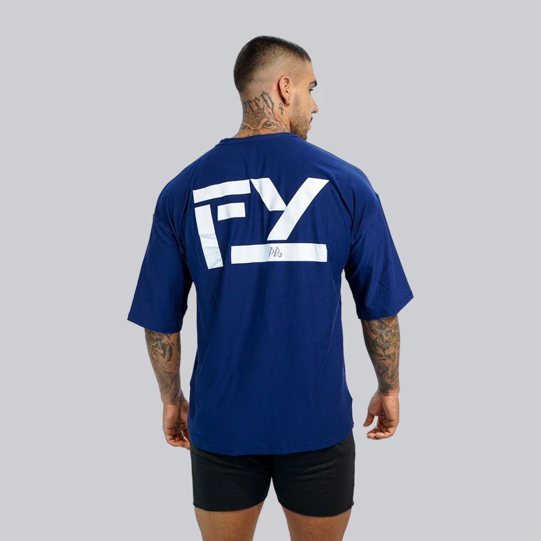 CAMISETA OVERSIZE FYP - BLUE NAVY