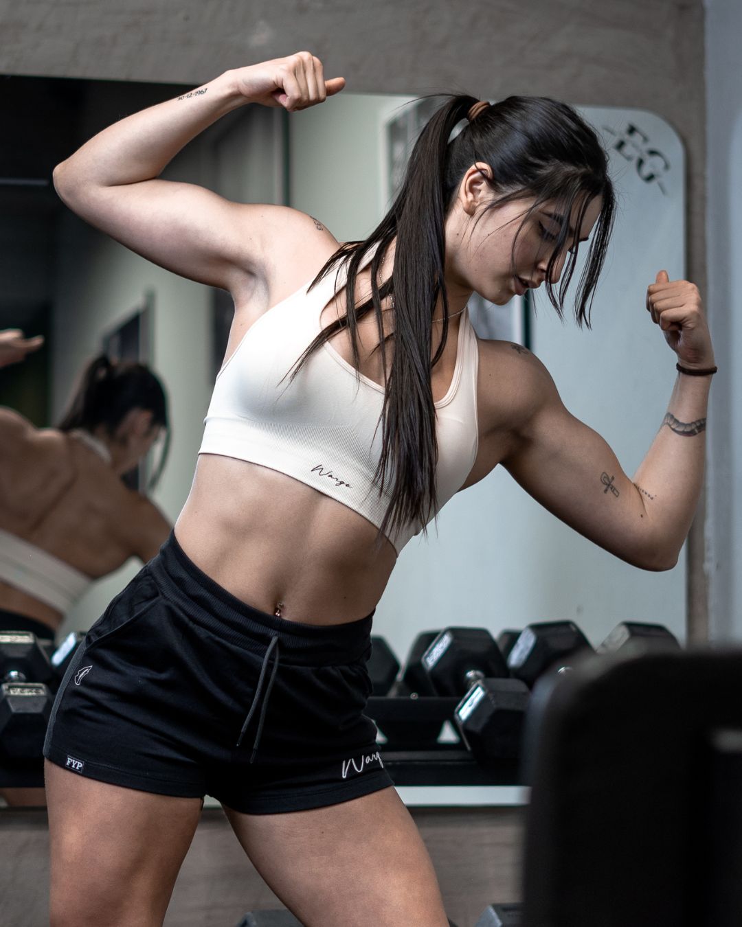 WARGO SIGNATURE WOMENS SHORTS - NEGRO