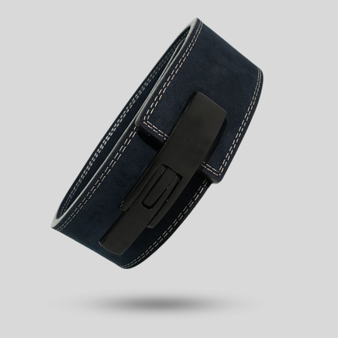 CINTURÓN PARA GYM LEVER BELT 10MM - NAVY BLUE