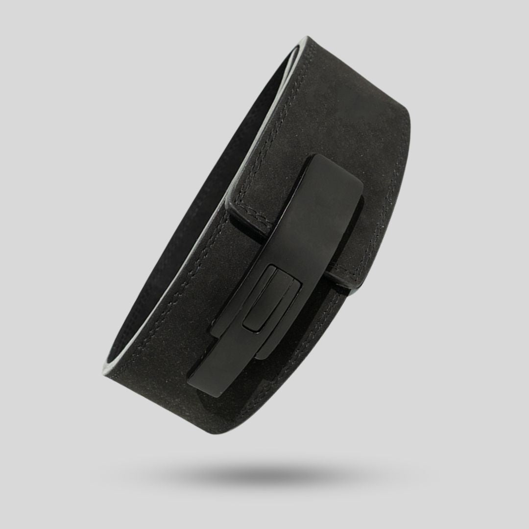 CINTURÓN PARA GYM LEVER BELT 10MM - NEGRO