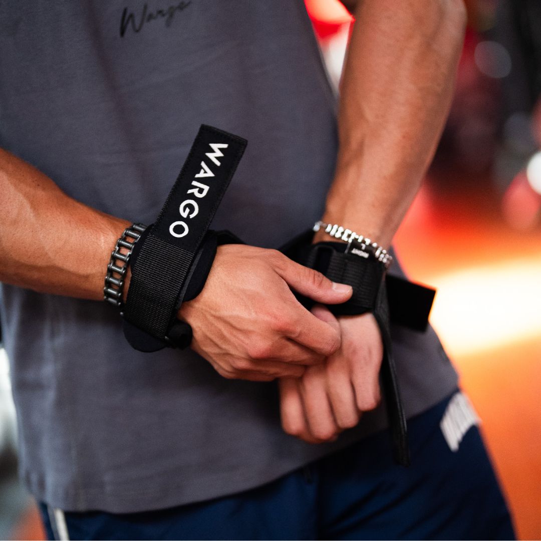 STRAPS GRIPS GYM STRIPS - NEGRO