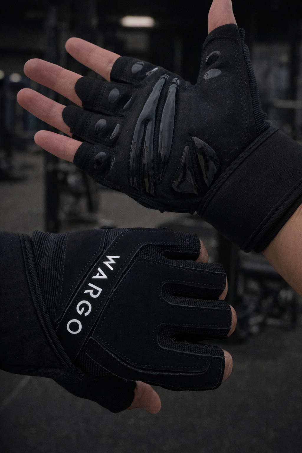GUANTES PARA GYM - GORILA GLOVES - NEGRO