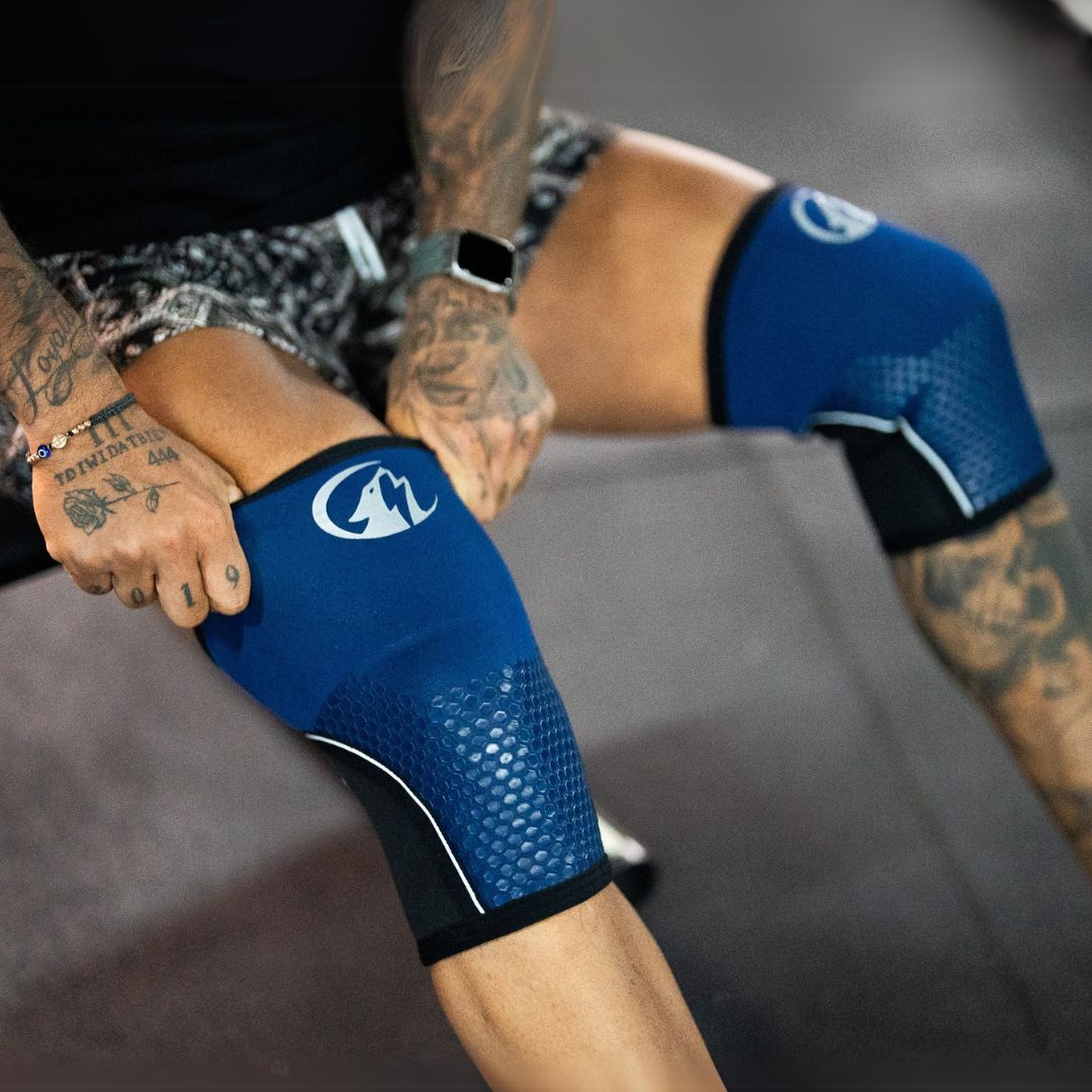 RODILLERAS 7 MM GYM PIXEL - AZUL NAVY