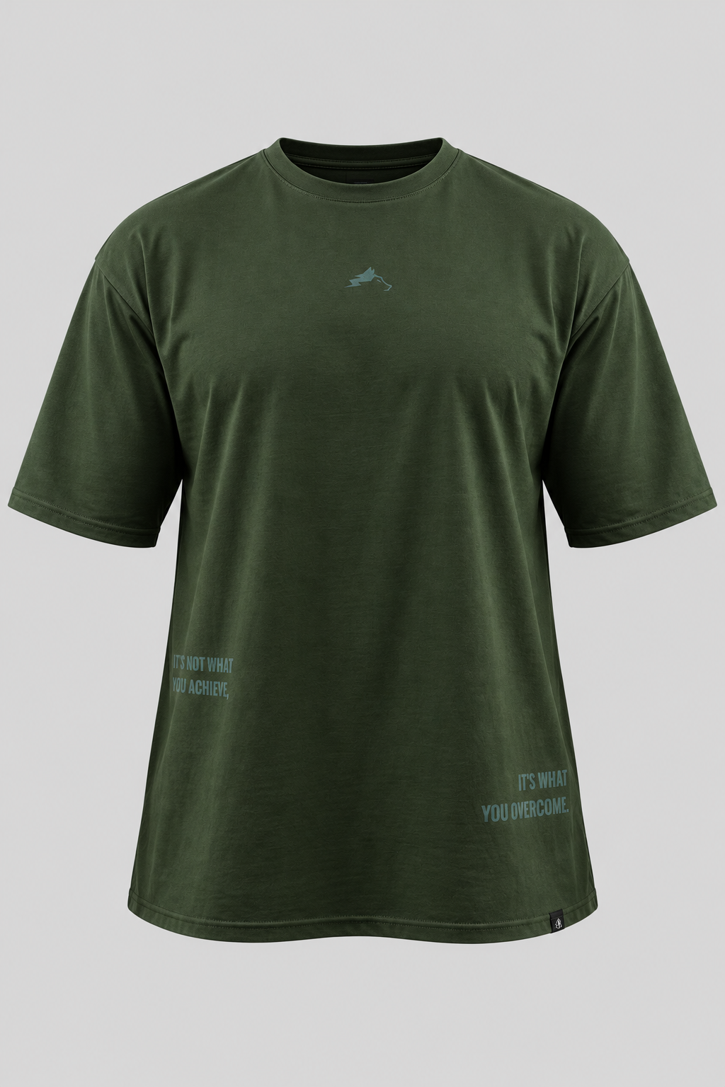 CAMISETA OVERSIZE LIFTING ESSENTIALS - VERDE