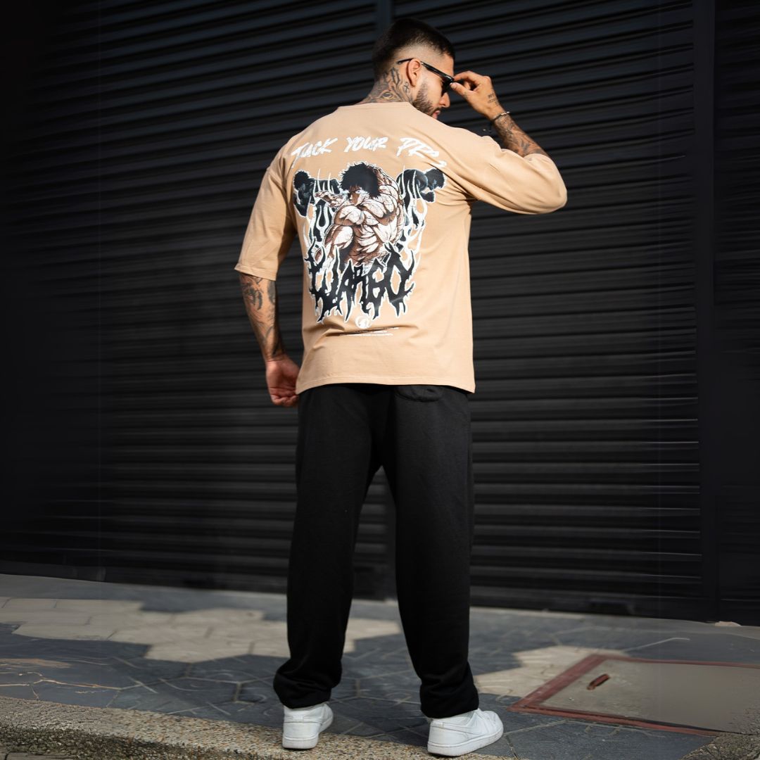 CAMISETA OVERSIZE BAKI - BEIGE
