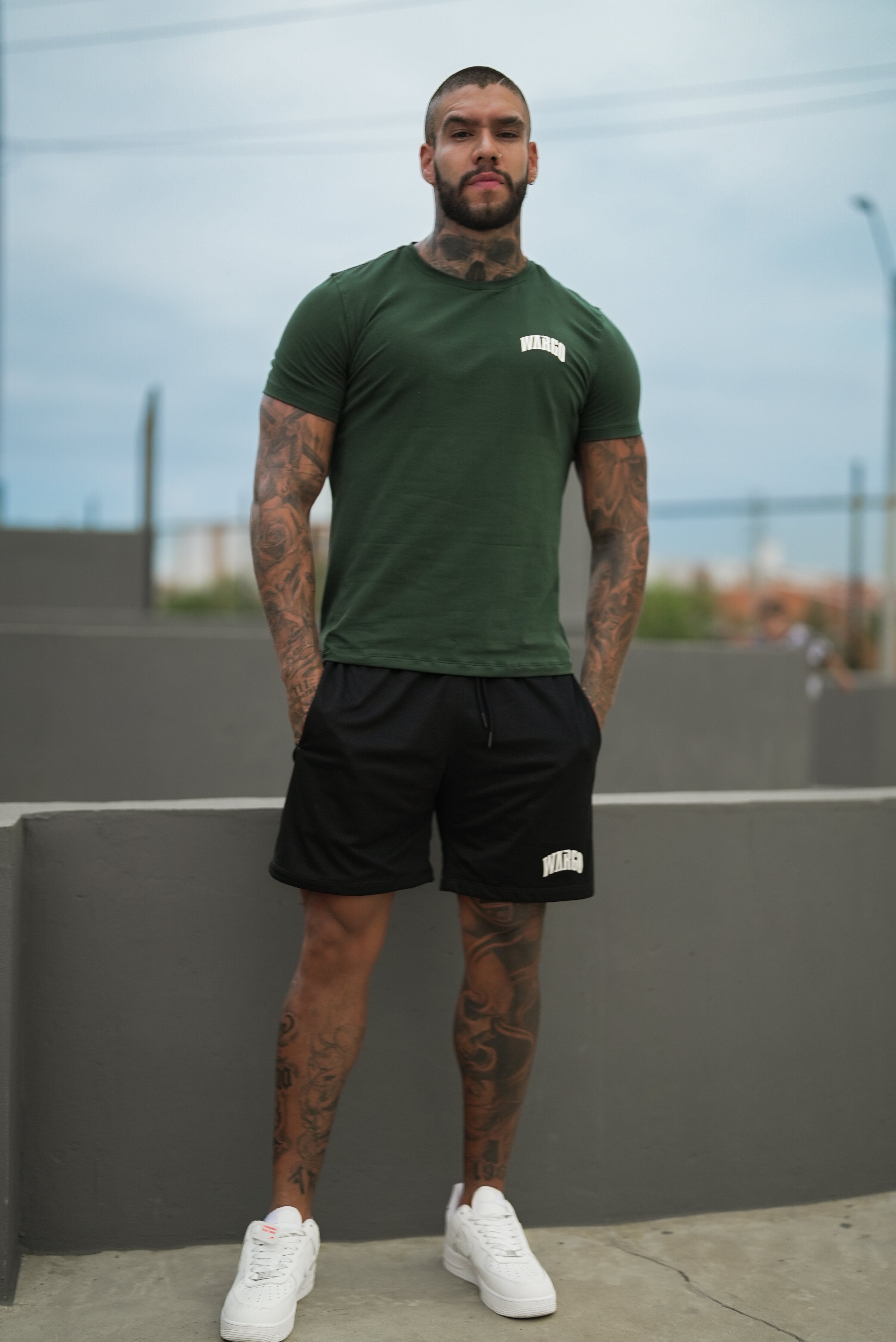 CAMISETA SLIM TEE 12/25 - VERDE MILITAR
