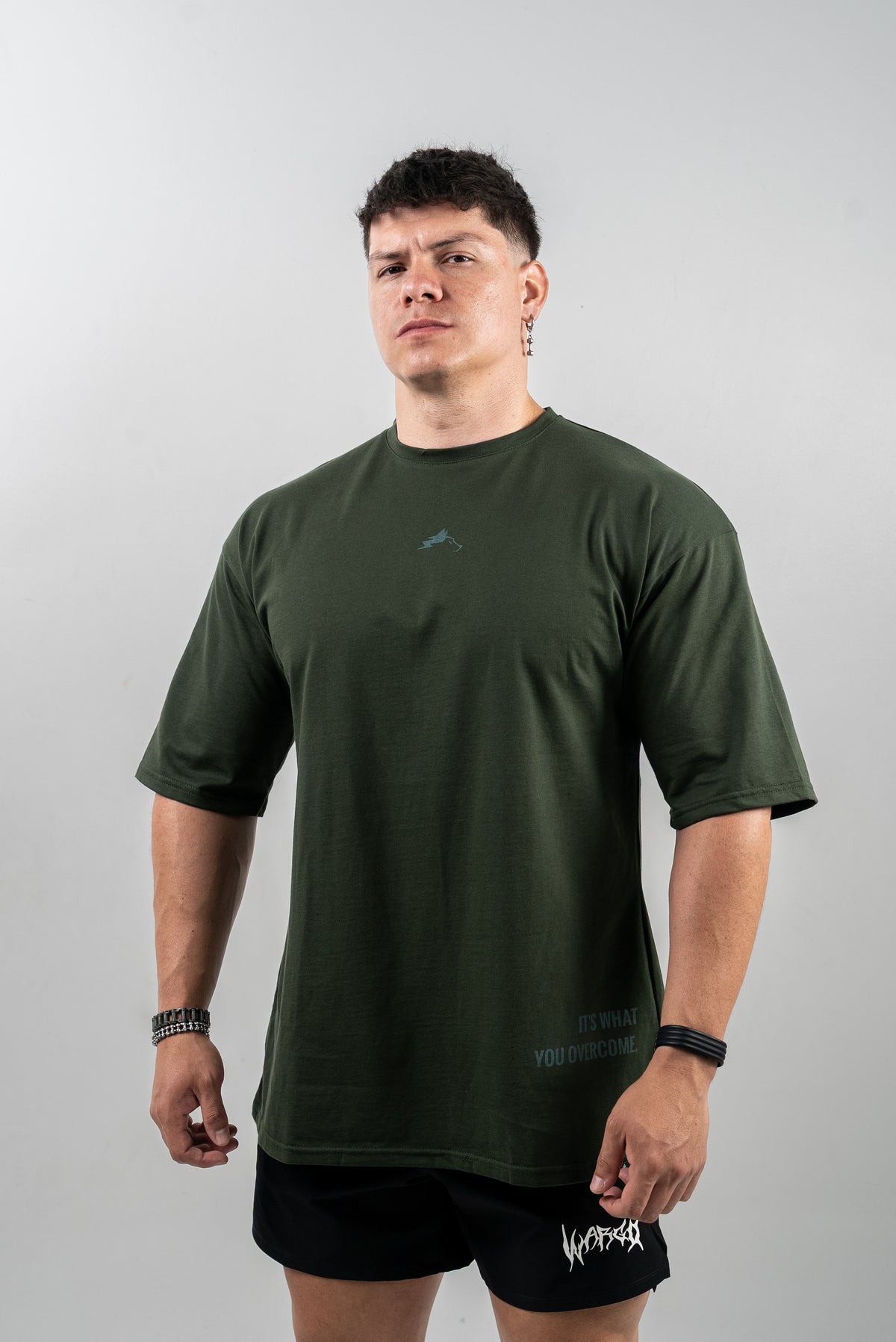 CAMISETA OVERSIZE LIFTING ESSENTIALS - VERDE