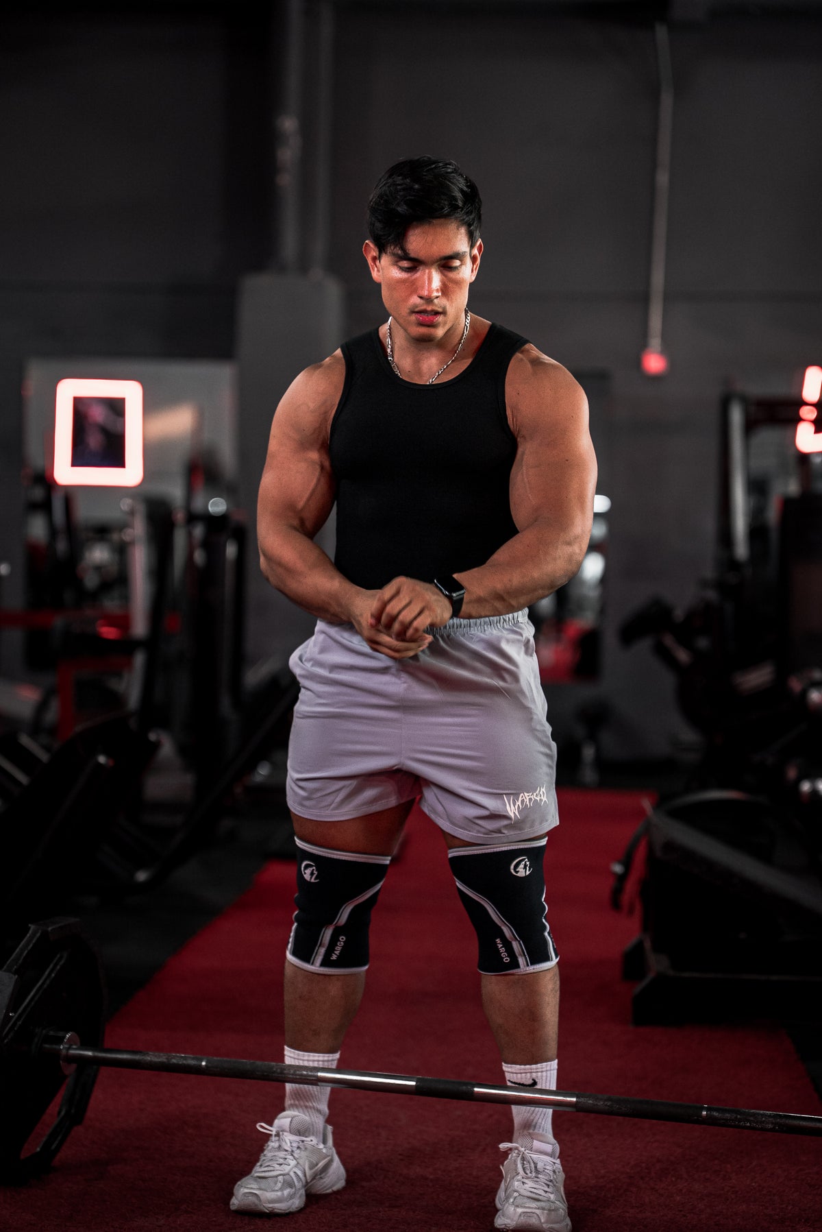 CAMISETA RIB TANK ESSENTIALS - NEGRO
