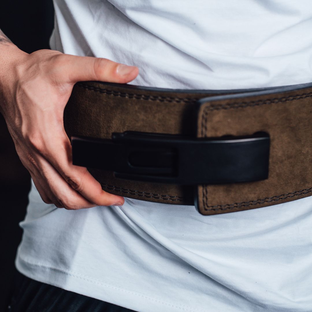 CINTURÓN PARA GYM LEVER BELT 10MM - GRAY