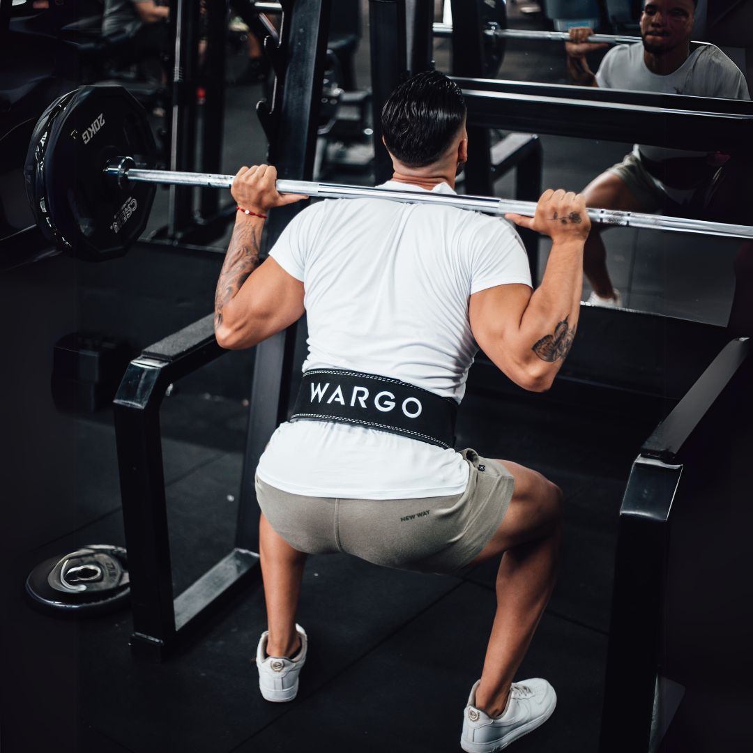 CINTURÓN PARA GYM LEVER BELT 10MM - NAVY BLUE