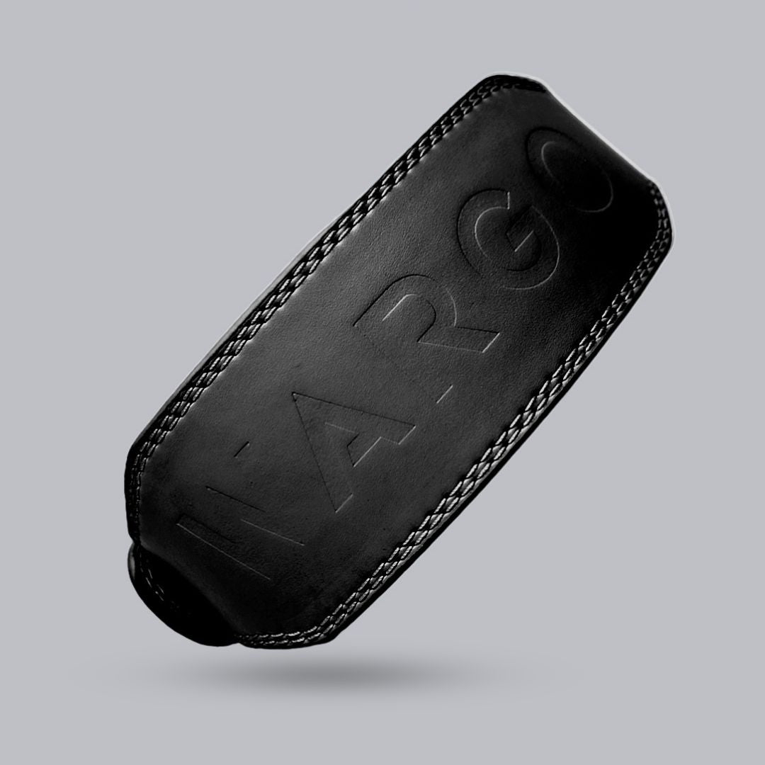 CINTURÓN PARA GYM MICRO FIBRA 5MM - NEGRO