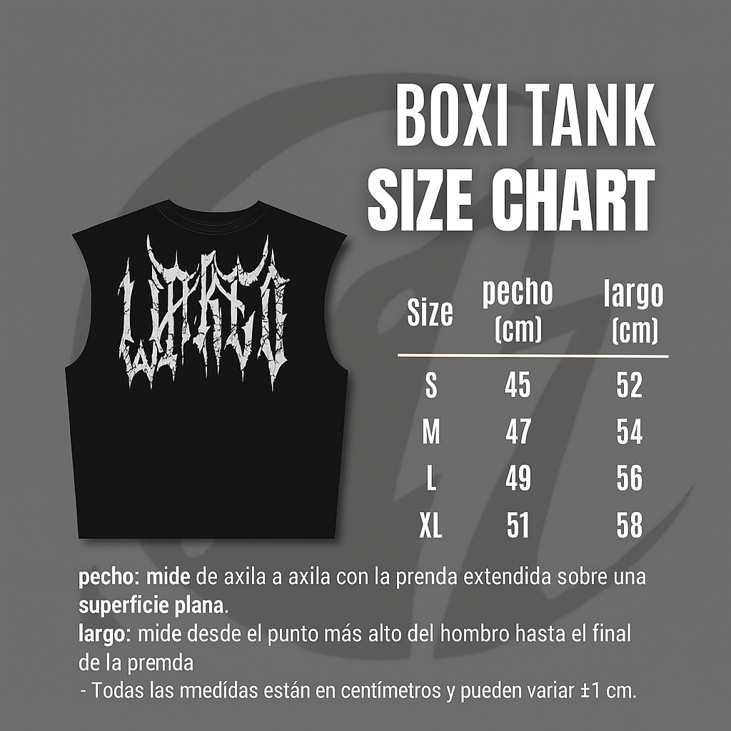 BOXI TANK WARGO CALLEJERA - NEGRO
