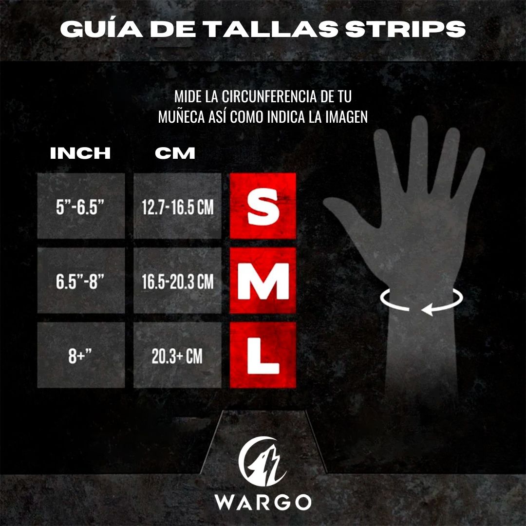 STRAPS GRIPS GYM STRIPS - NEGRO