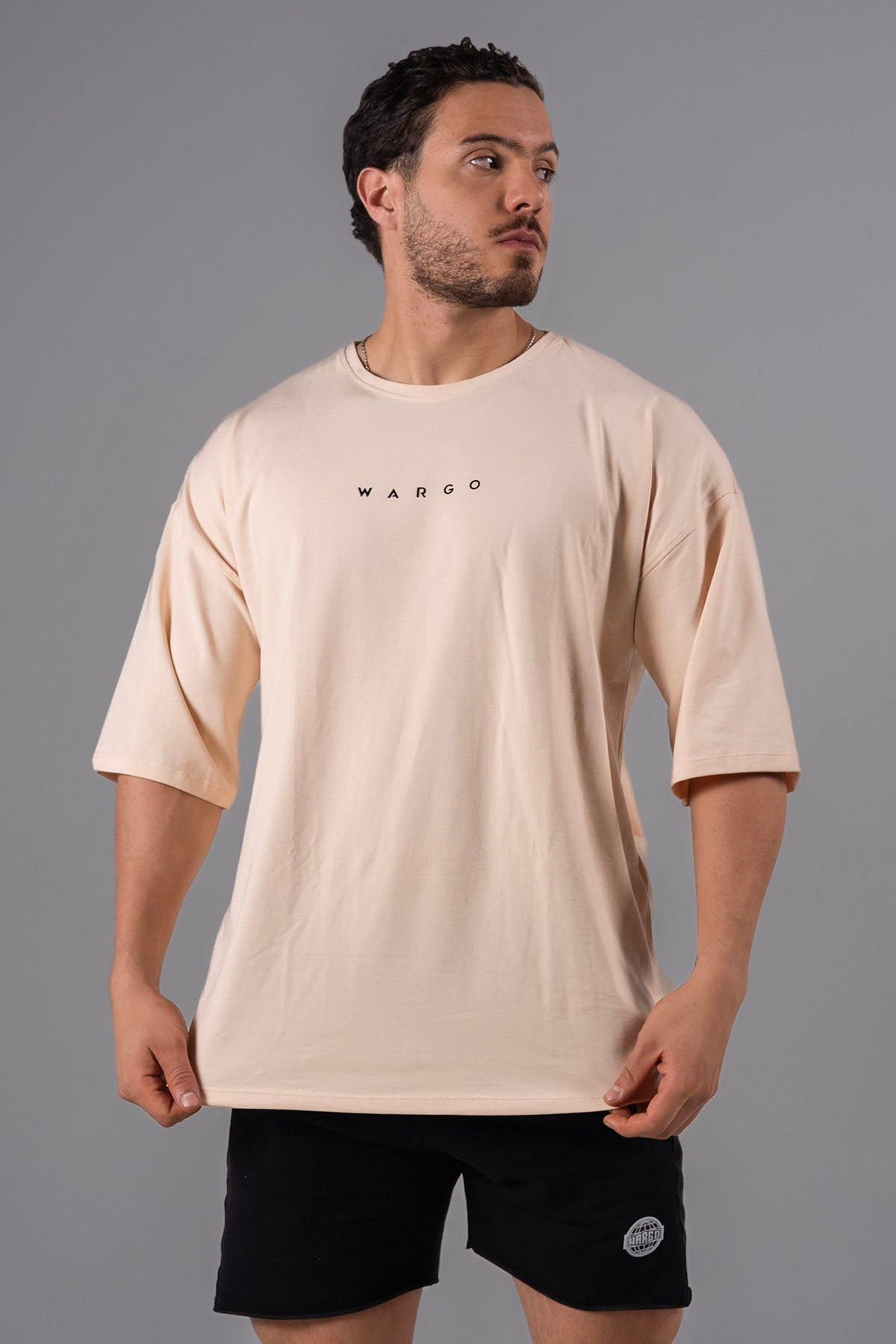 CAMISETA OVERSIZE FYP - CREAM