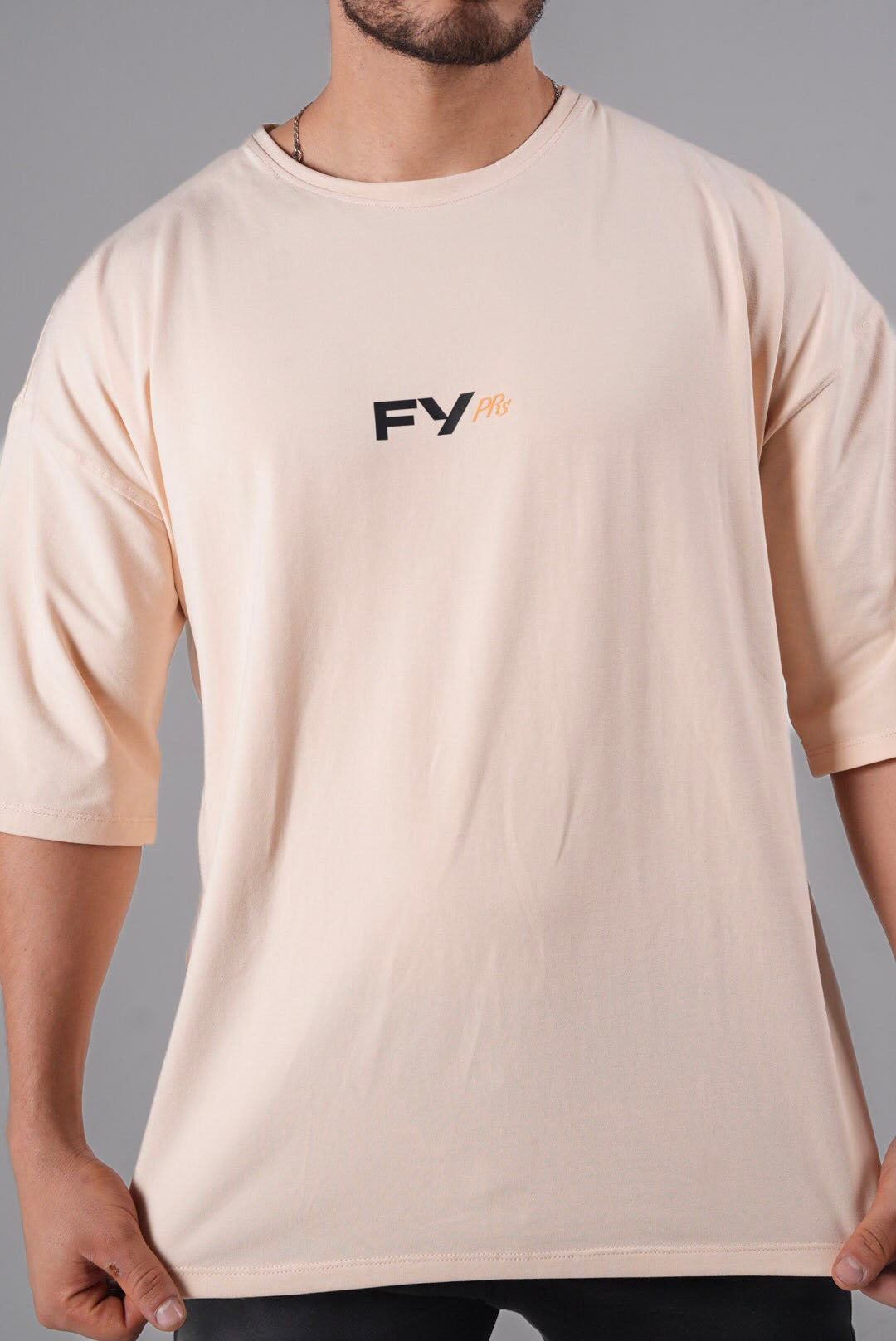 CAMISETA OVERSIZE F*CK YOUR PRs - CREAM