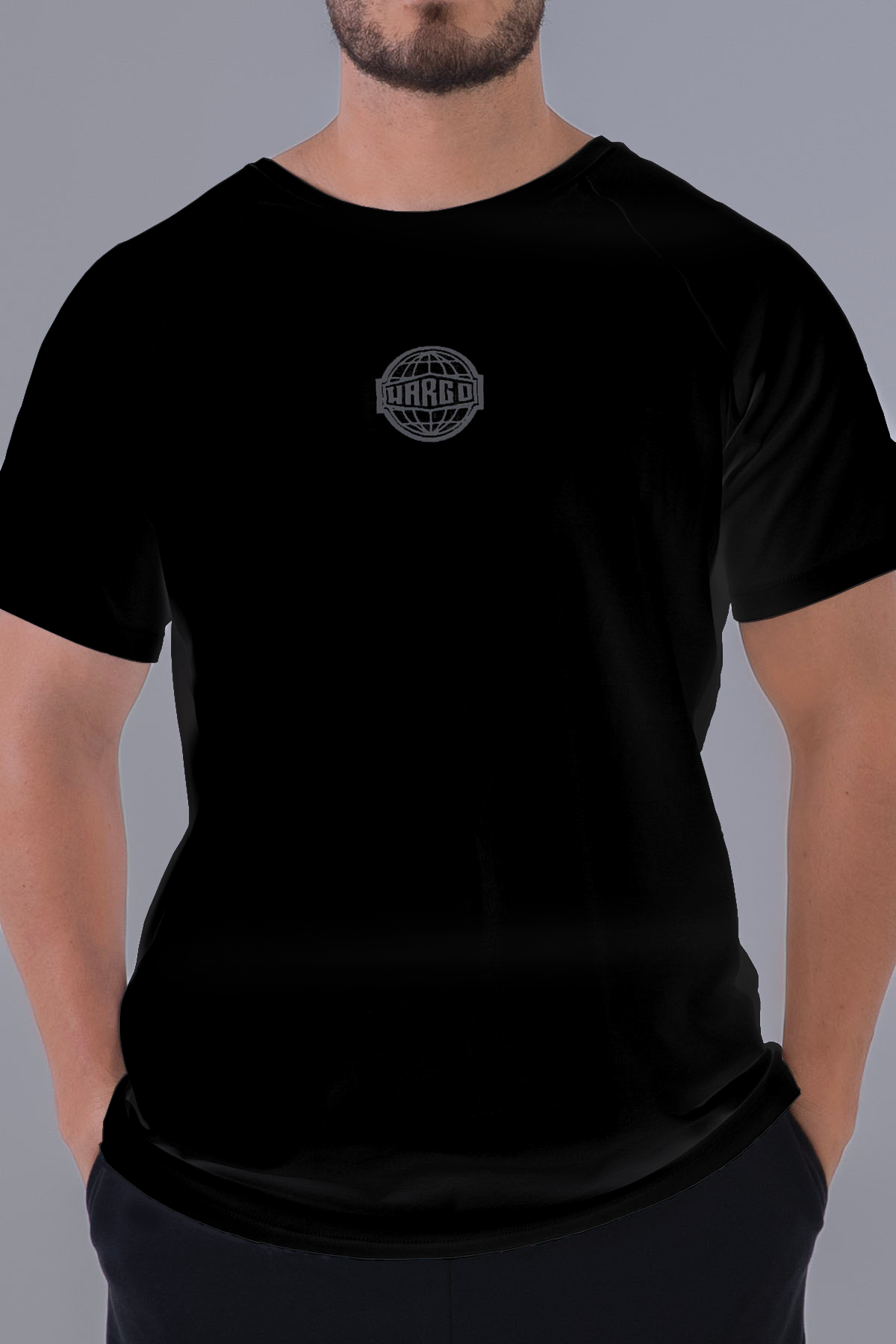 CAMISETA RANGLAN FRONTIER - NEGRO