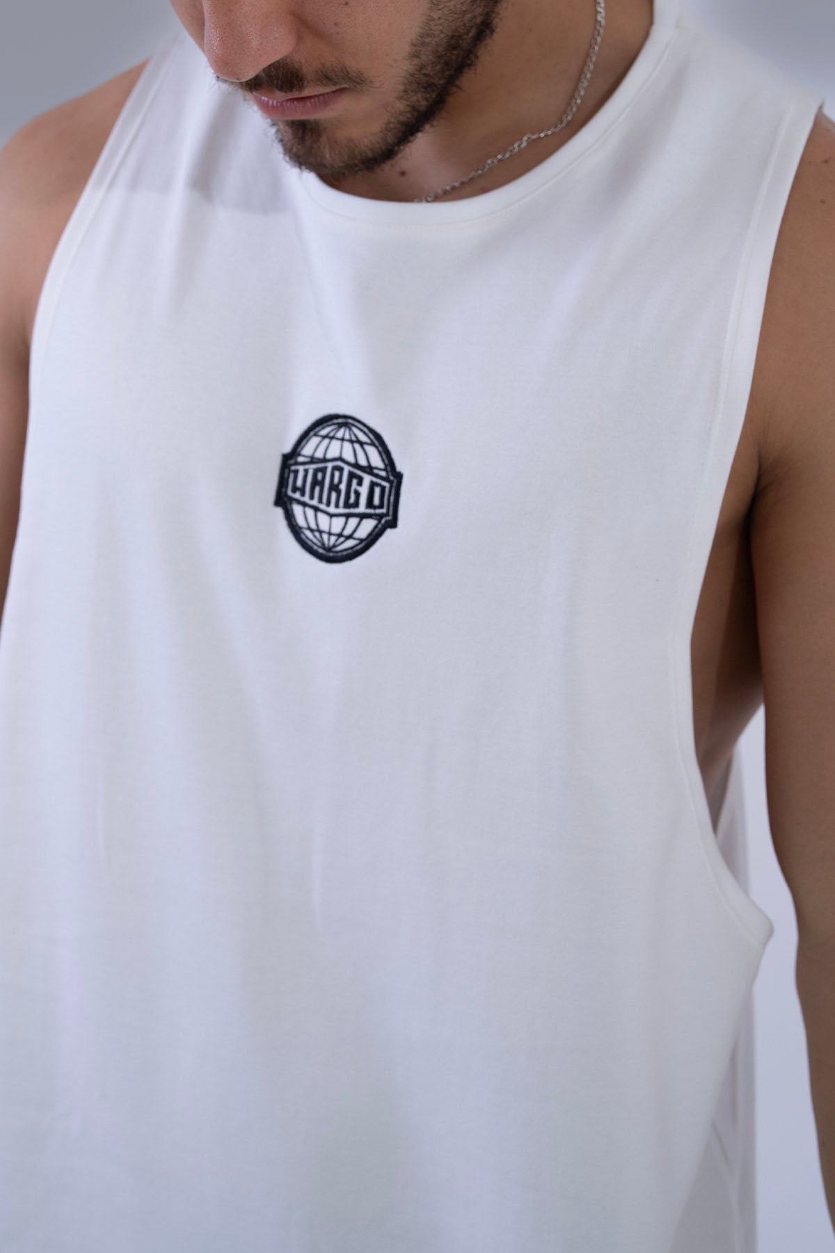 CAMISETA SIN MANGAS TANK FRONTIER - IVORY