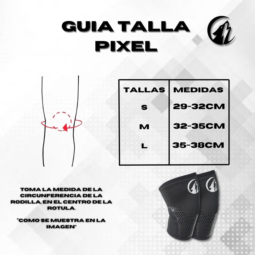 RODILLERAS PIXEL - LILA