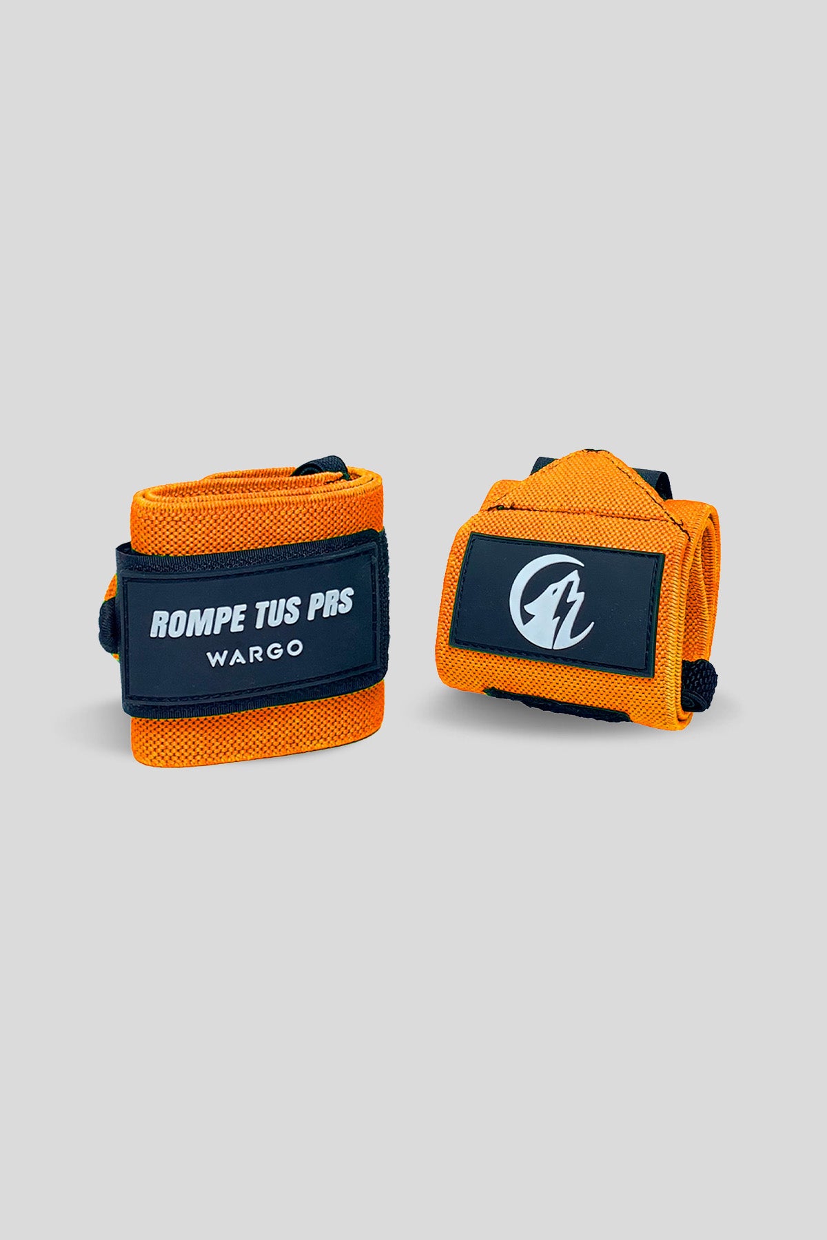 MUÑEQUERAS PARA GYM - ORANGE NEON