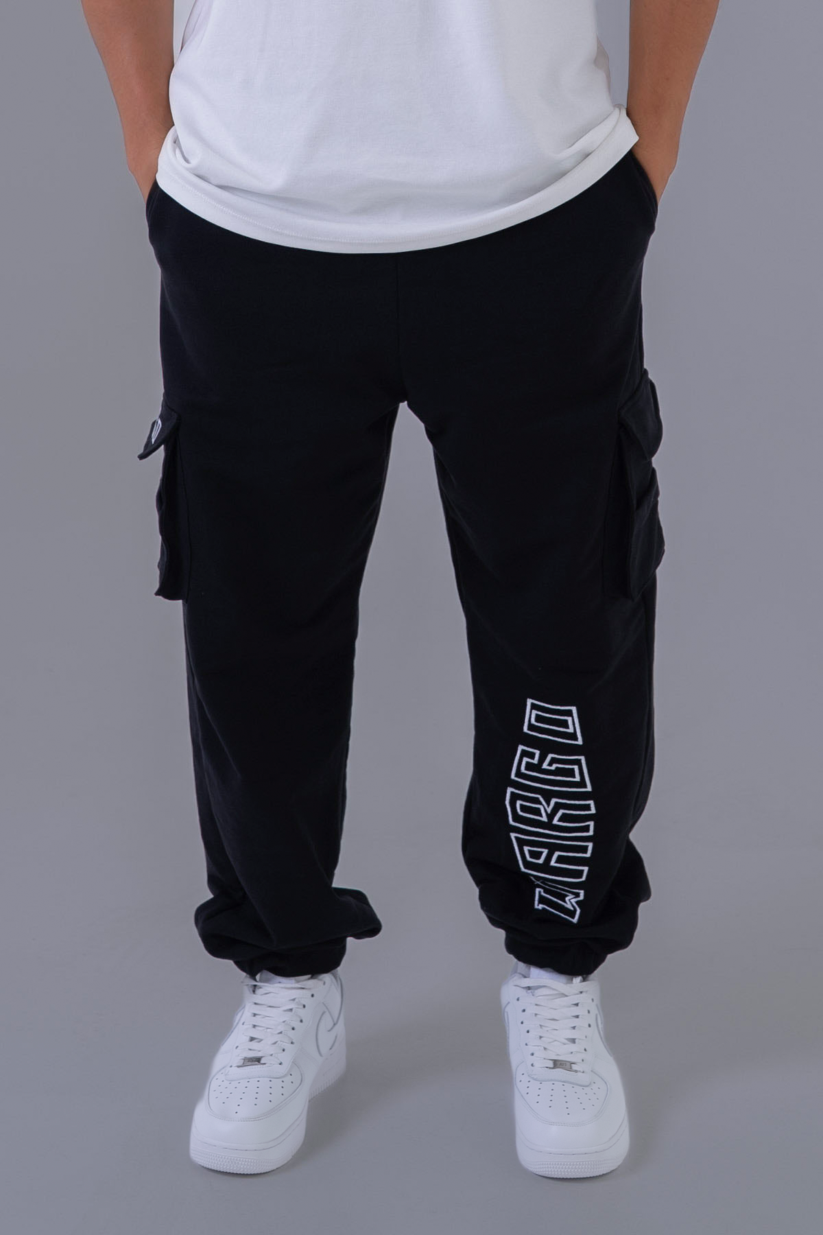 PANTALON JOGGER CARGO HOMBRE FRONTIER - NEGRO