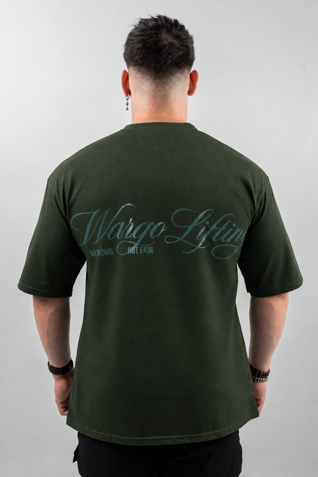 CAMISETA OVERSIZE LIFTING ESSENTIALS - VERDE