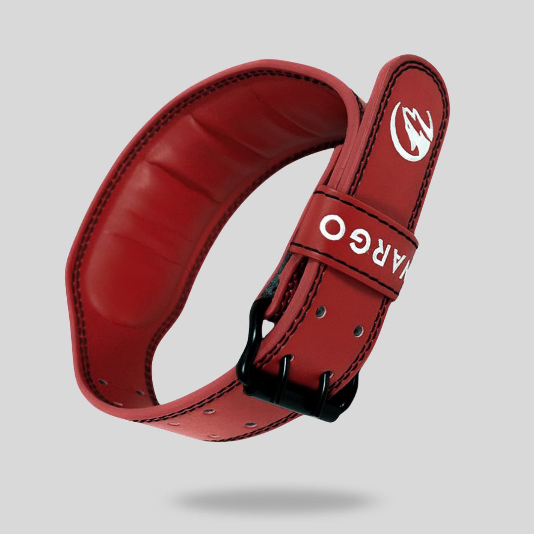 CINTURÓN PARA GYM MICRO FIBRA 5MM - RED