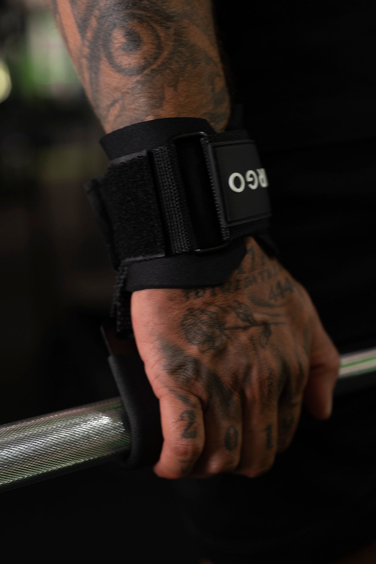 STRAPS CON GANCHO PARA GYM - NEGRO