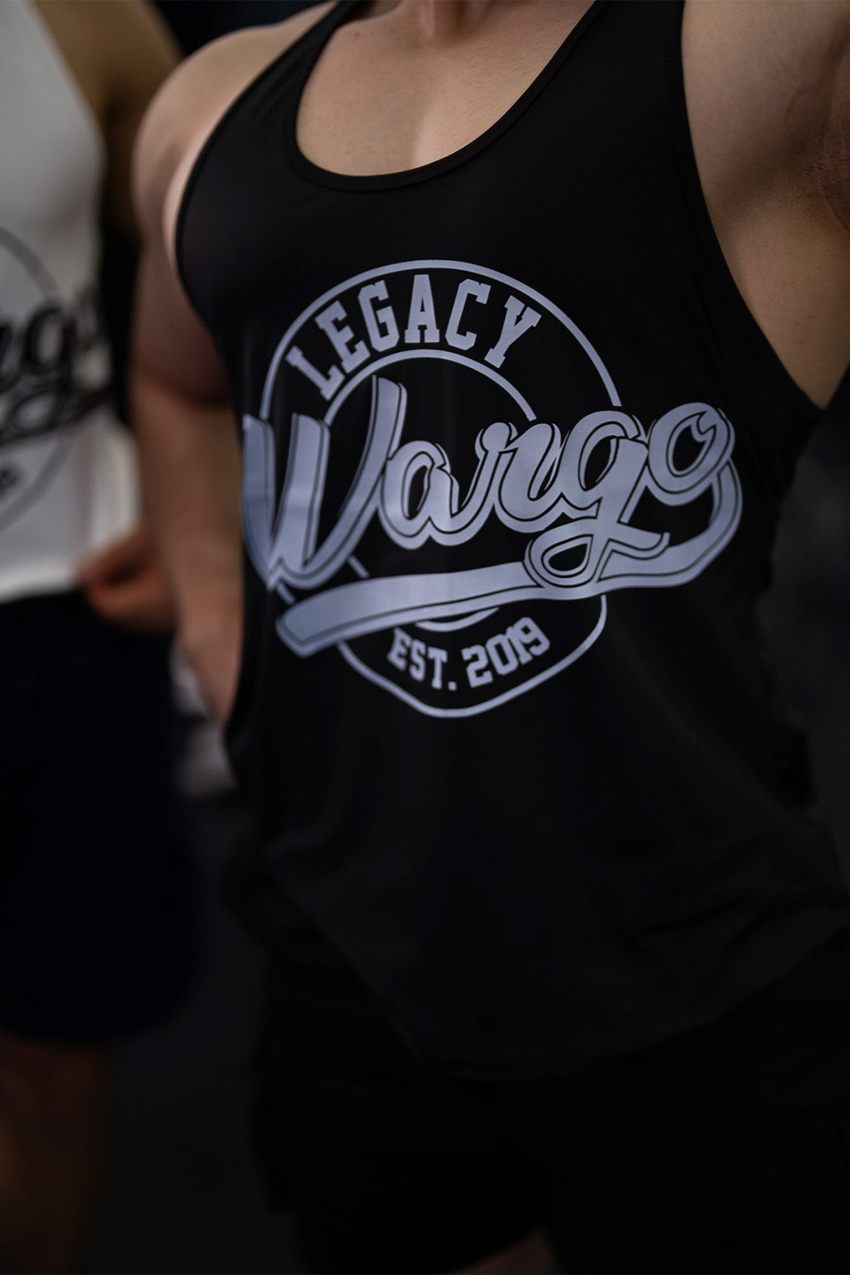 CAMISETAS STRINGER FRONTIER - NEGRO