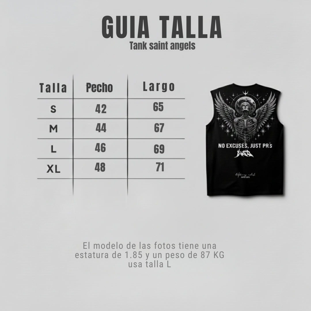 TANK SAINT ANGELS - NEGRO