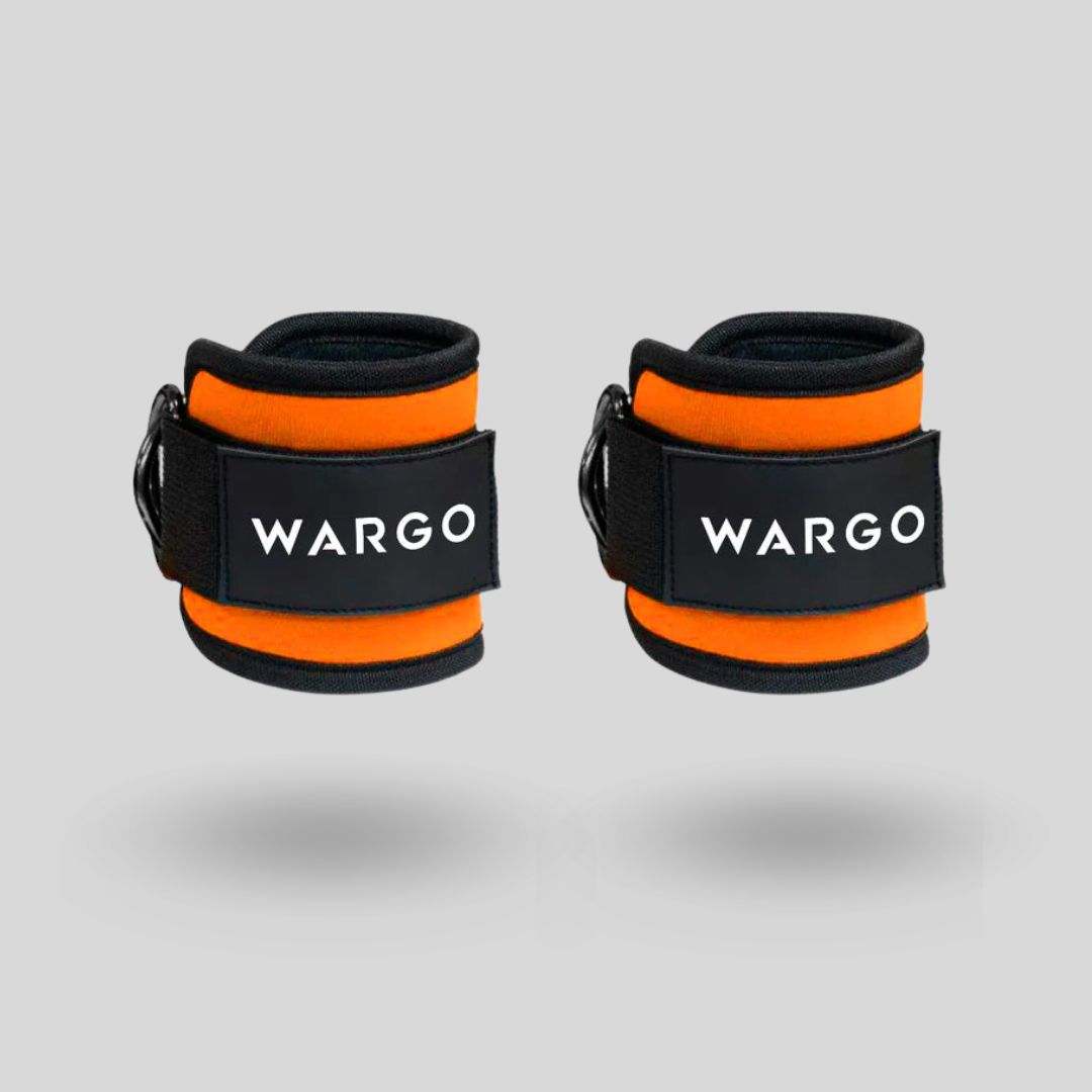 ANKLES PARA GYM - NEON ORANGE