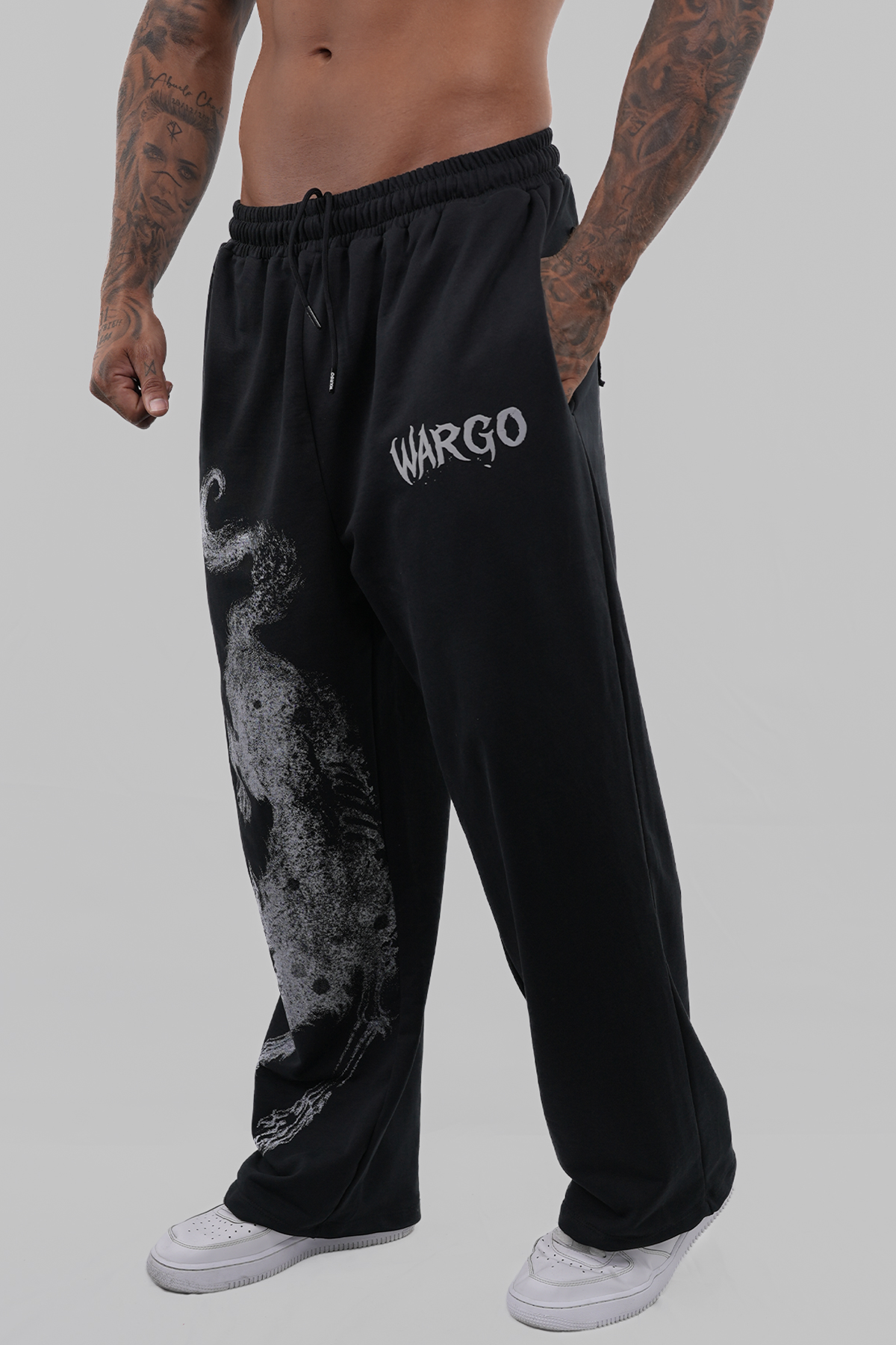 JOGGER BAGGY SAINT WOLF - NEGRO