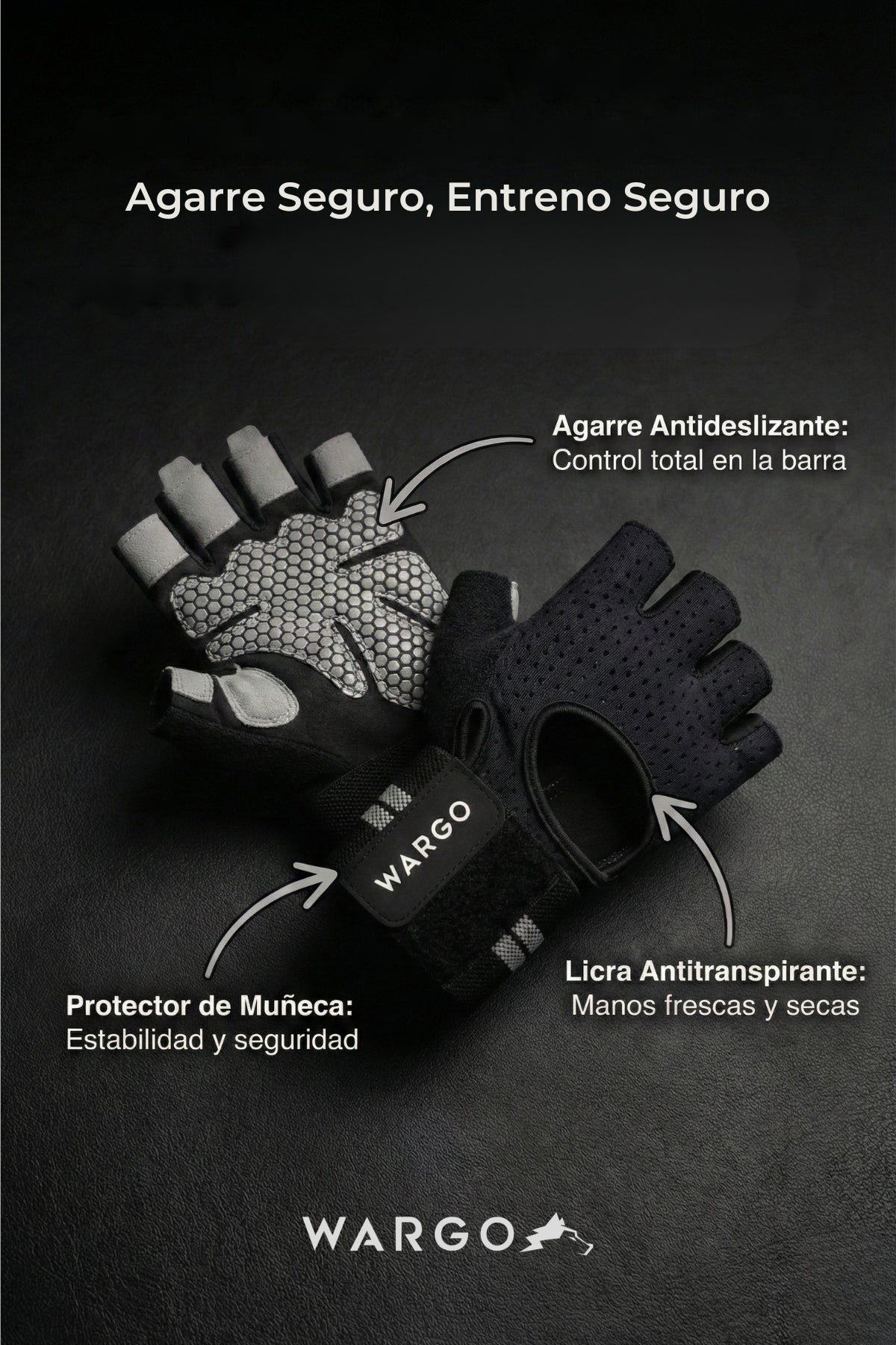 GUANTES CLASSIC GYM - VERDE MILITAR