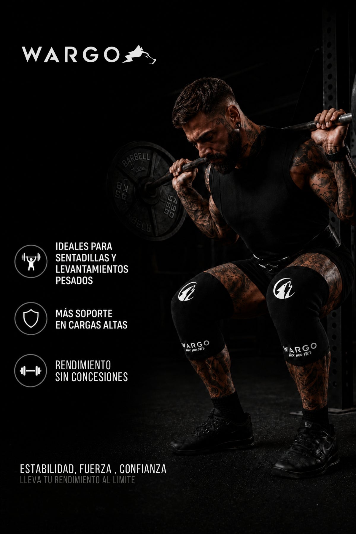 RODILLERAS RIGIDAS POWERLIFTING