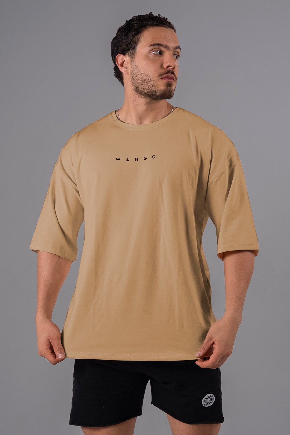 CAMISETA OVERSIZE FYP - BEIGE