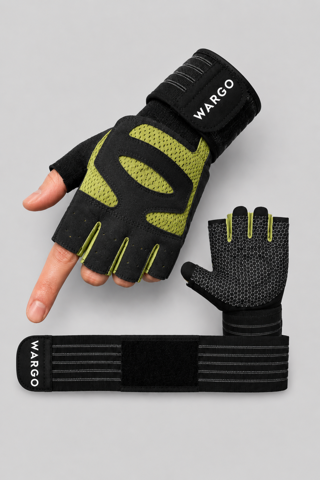 GUANTES CLASSIC 2.0 GYM - VERDE MILITAR