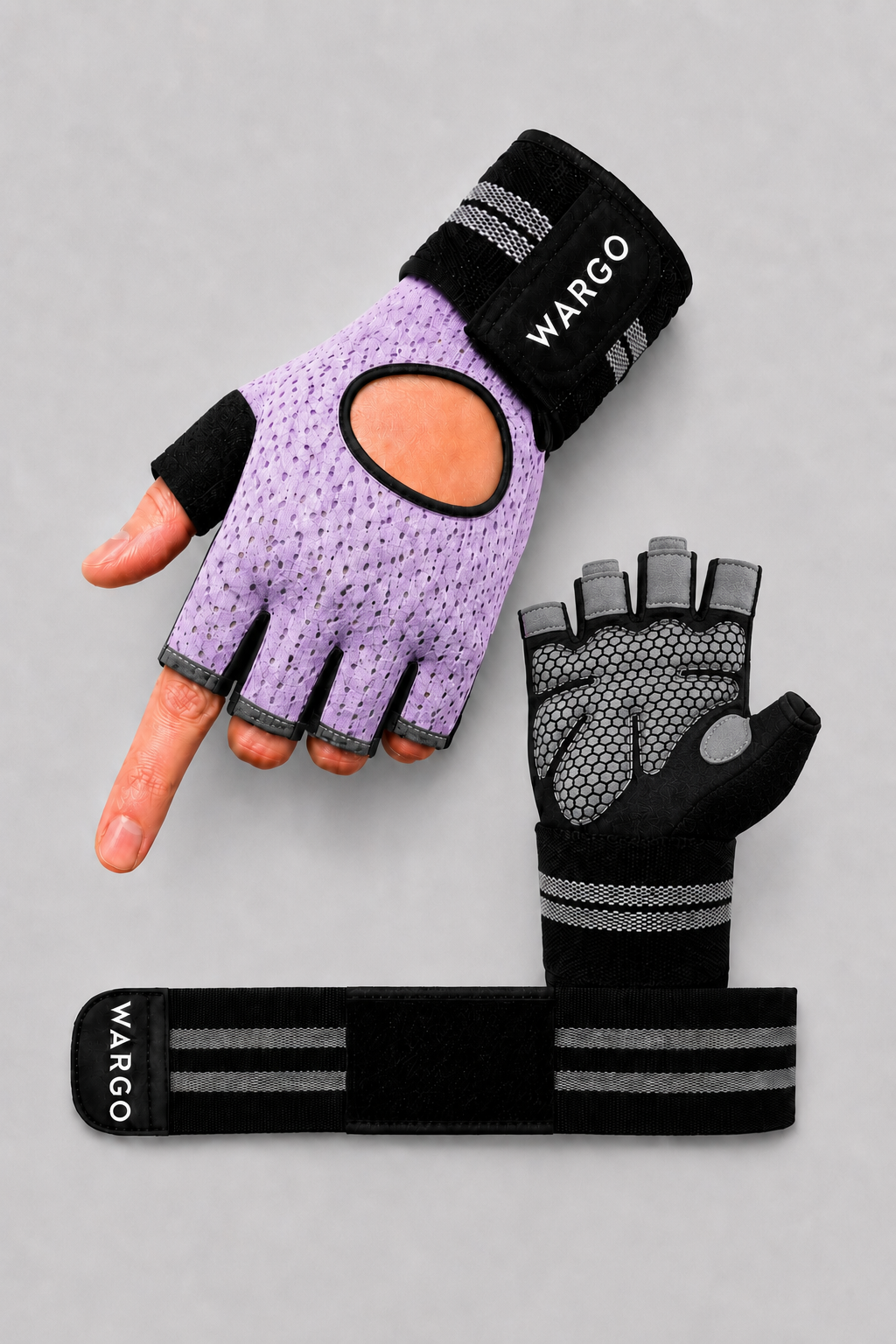 GUANTES CLASSIC GYM - PURPURA