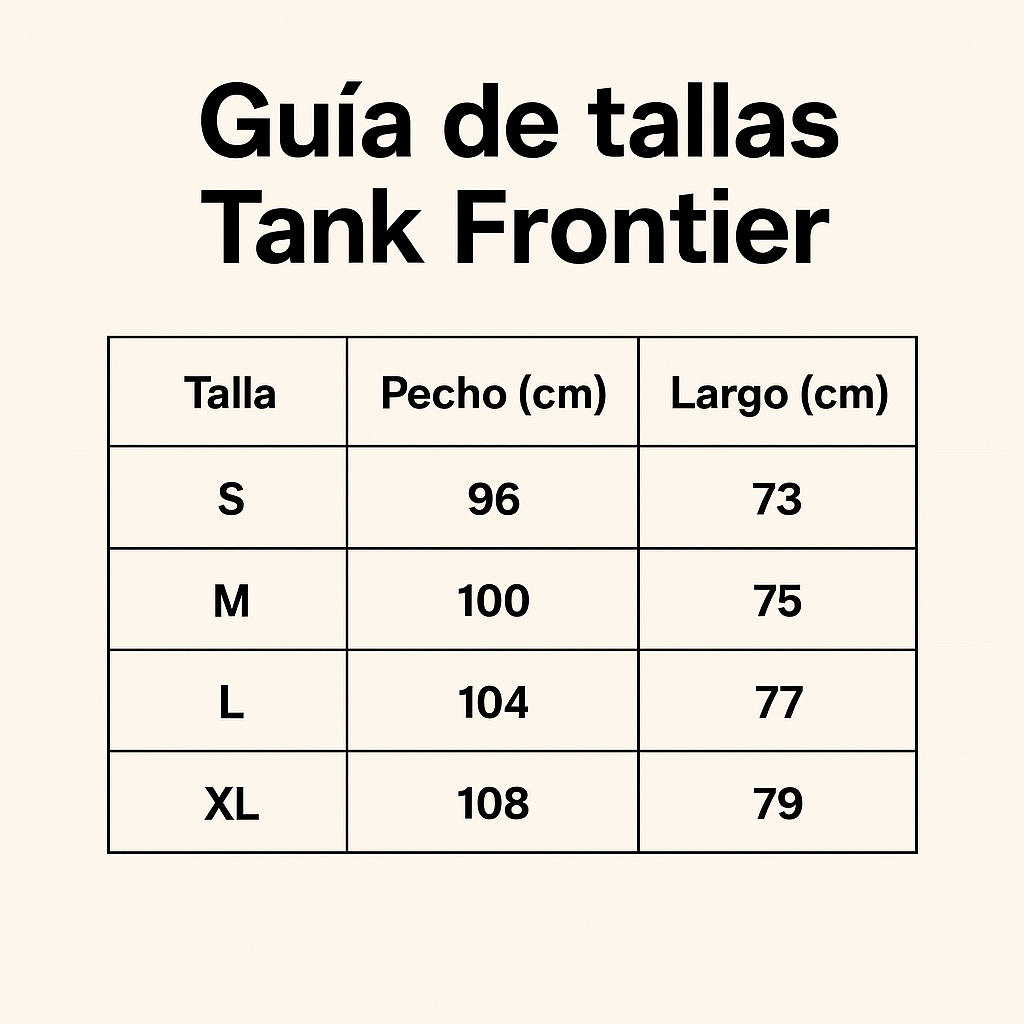 CAMISETA SIN MANGAS TANK FRONTIER - GRIS