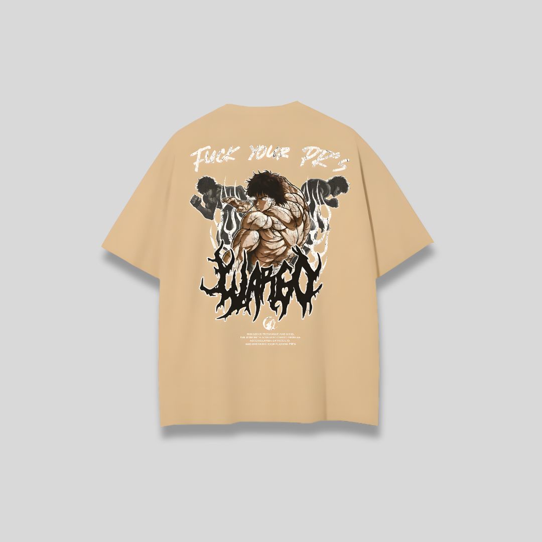 CAMISETA OVERSIZE BAKI - BEIGE
