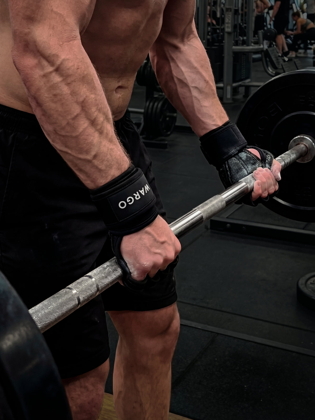 GUANTES PRO DESCUBIERTOS GYM - NEGRO