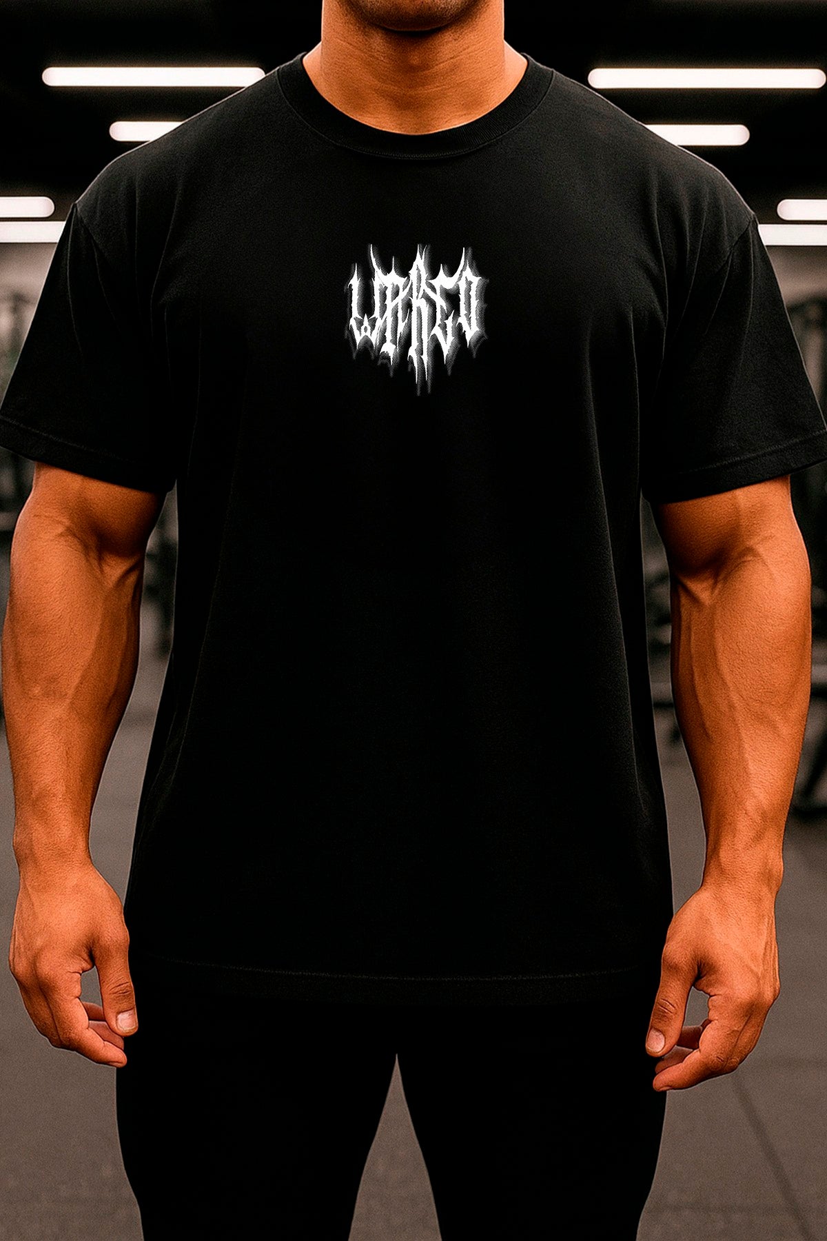 CAMISETA OVERSIZE CALLEJERA - NEGRO