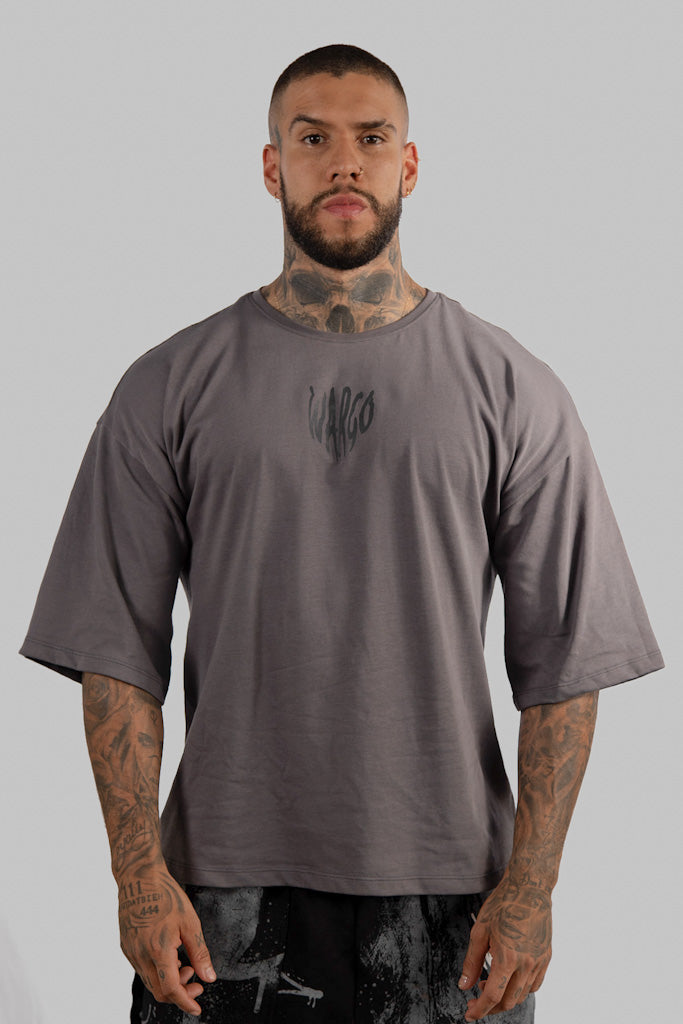 CAMISETA OVERSIZE DESERT - GRIS