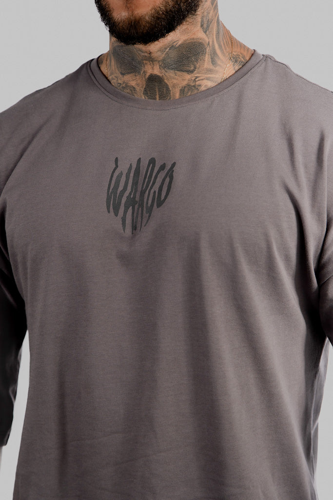 CAMISETA OVERSIZE DESERT - GRIS
