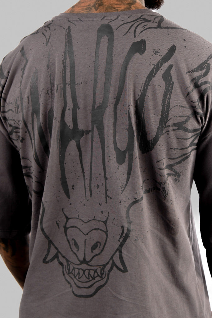 CAMISETA OVERSIZE DESERT - GRIS