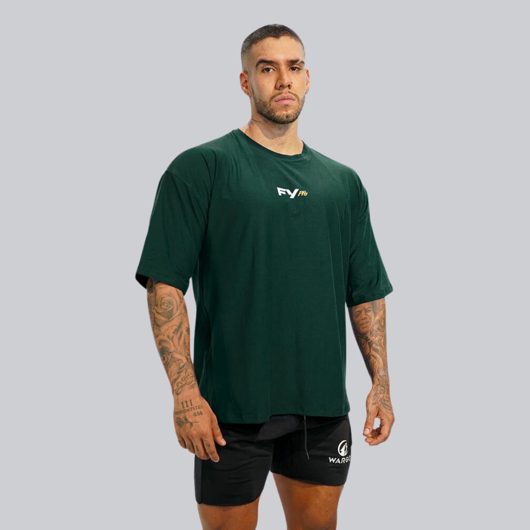 CAMISETA OVERSIZE F*CK YOUR PRs - GREEN ARMY