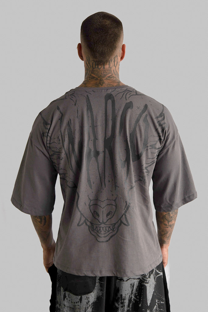 CAMISETA OVERSIZE DESERT - GRIS
