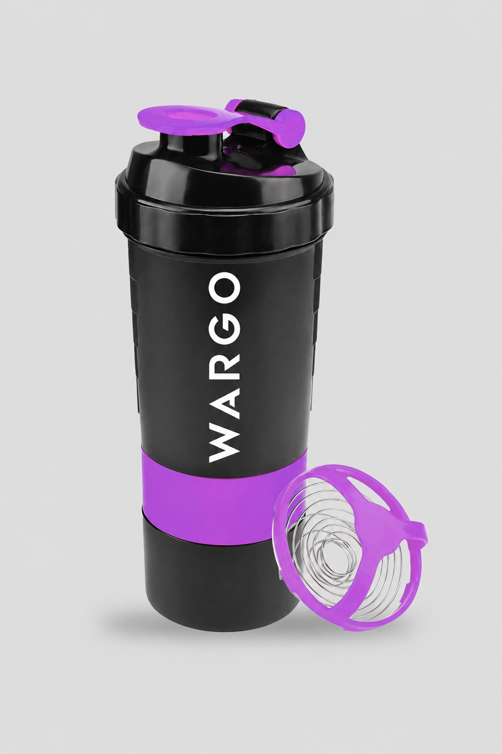 SHAKER CON COMPARTIMIENTOS - PURPURA