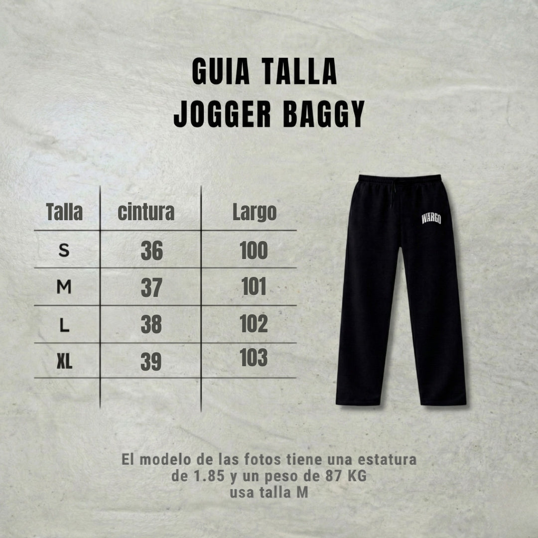 JOGGER BAGGY 12/25 - NEGRO