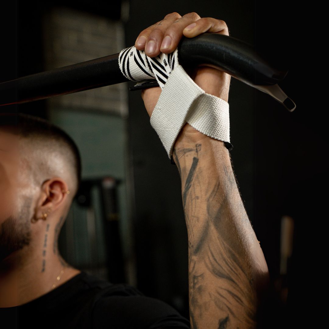 STRAPS CLÁSICOS GYM PIXEL - BLANCO